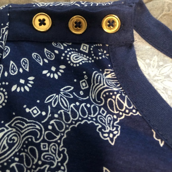 NWT blue print dress - Picture 4 of 5